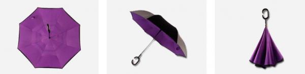 UP-brella - Обратный ветрозащитный зонт